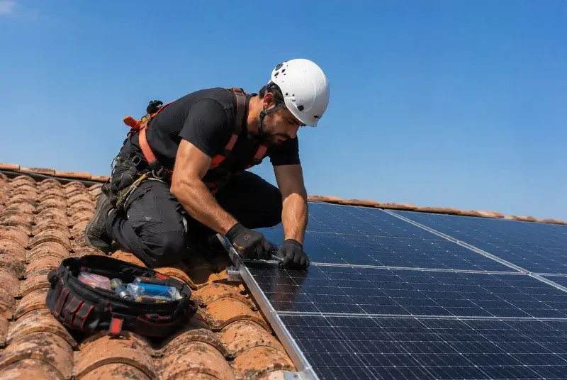 Maintenance et monitoring de panneaux solaires au Puy-Sainte-Réparade